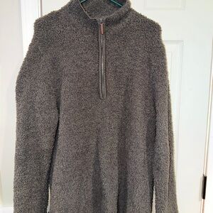 Natural Reflections Charcoal Fleece Pullover